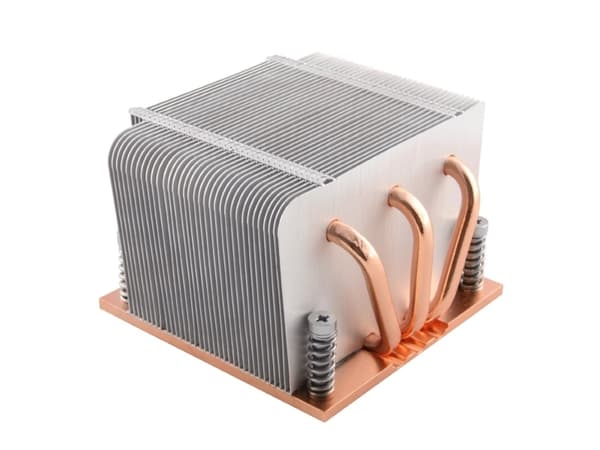 Inter-Tech K-618 - Prosessorvarmeavleder - (for: LGA1156, LGA1155) - aluminium med kobberbasis - 2U