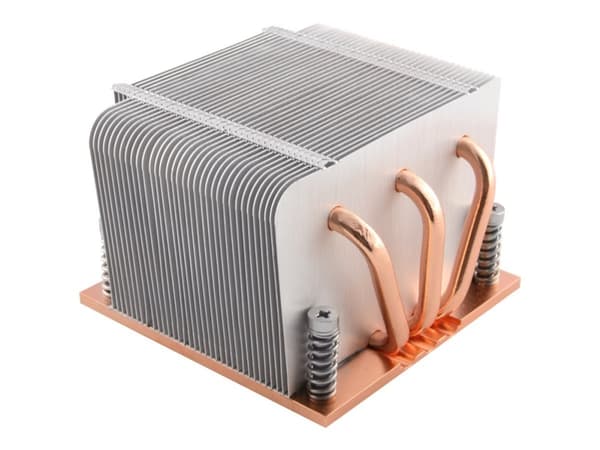 Inter-Tech K-618 - Prosessorvarmeavleder - (for: LGA1156, LGA1155) - aluminium med kobberbasis - 2U