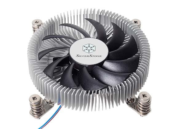 SilverStone Nitrogon NT07-115X - Prosessorkjøler - (for: LGA1156, LGA1155, LGA1150, LGA1200) - aluminium med kobberbasis - 80 mm