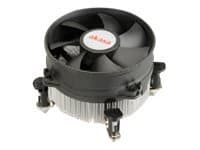 Akasa AK 959CU - Processorkylare - (för: LGA775, LGA1156, LGA1155) - aluminium med kopparbas - 92 mm Svart, Silver