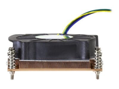 Inter-Tech K-199 - Processorkylare - (för: LGA1156, LGA1155, LGA1150, LGA1151) - koppar - 80 mm - 1U