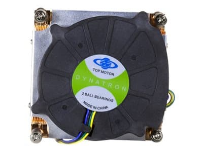 Inter-Tech K-199 - Processorkylare - (för: LGA1156, LGA1155, LGA1150, LGA1151) - koppar - 80 mm - 1U