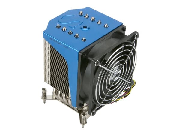 Supermicro - Processorkylare - (för: LGA1150, LGA1151, LGA1155) - 4U Svart, Blå, Metallisk, Silver