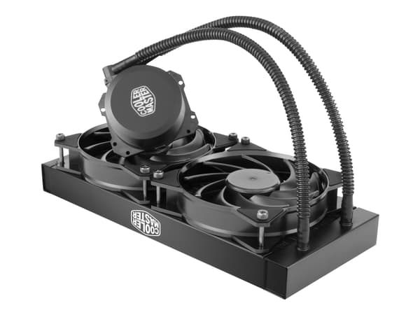 Cooler Master MasterLiquid Lite 240 - Væskekjølesystem for prosessor - (for: LGA775, LGA1156, AM2, AM2+, LGA1366, AM3, LGA1155, AM3+, LGA2011, FM1, F Sort