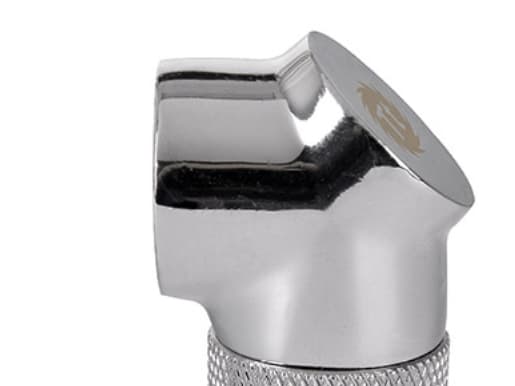 Thermaltake Pacific G1/4 90 Degree Adapter - Forbindelsesadapter for væskekjølesystem - krom