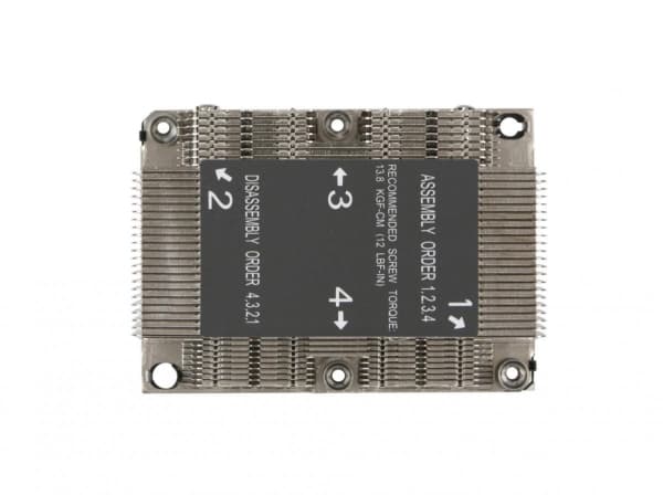 Supermicro - Kylfläns för processor - (för: Socket P) - 2U - för SUPERMICRO X11DPH-T