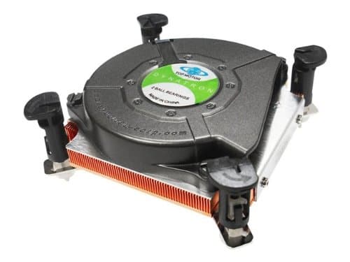 Inter-Tech K-2 - Processorkylare - (för: LGA1156, LGA1155) - koppar - 75 mm