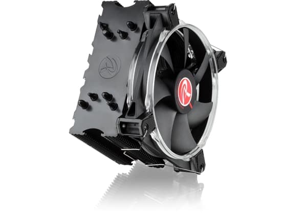 RAIJINTEK LETO RGB, Luftkylare, 12 cm, 800 rpm, 1800 rpm, 25 dB, 56 kubikfod/min.