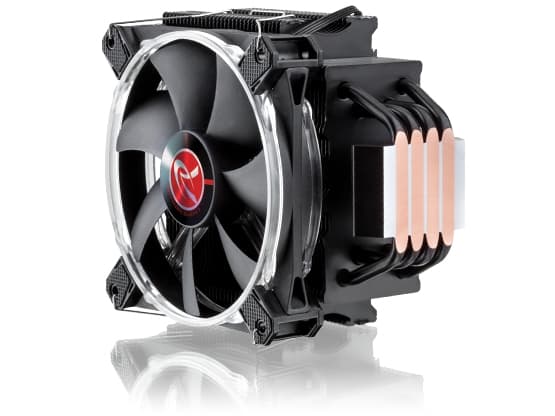 RAIJINTEK LETO RGB, Luftkylare, 12 cm, 800 rpm, 1800 rpm, 25 dB, 56 kubikfod/min.