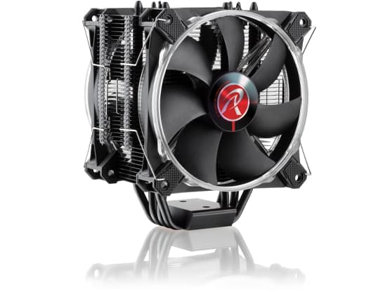 RAIJINTEK LETO RGB, Luftkylare, 12 cm, 800 rpm, 1800 rpm, 25 dB, 56 kubikfod/min.