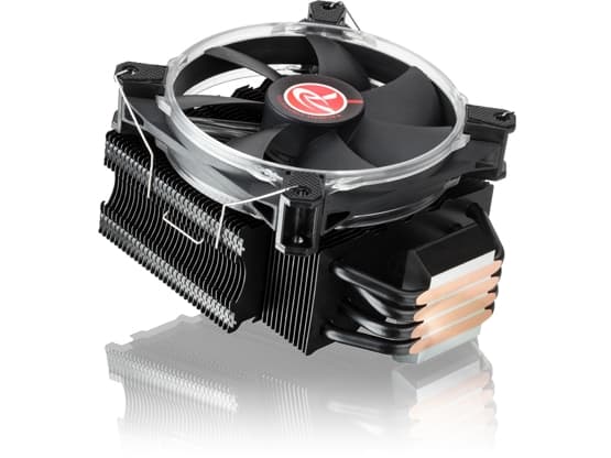 RAIJINTEK LETO RGB, Luftkylare, 12 cm, 800 rpm, 1800 rpm, 25 dB, 56 kubikfod/min.