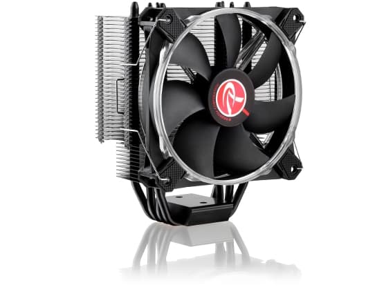 RAIJINTEK LETO RGB, Luftkylare, 12 cm, 800 rpm, 1800 rpm, 25 dB, 56 kubikfod/min.