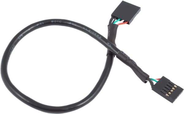 Aqua Computer 53221, 0,25 m, IDC, IDC, Svart