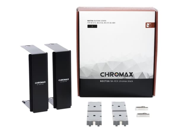 Noctua chromax NA-HC4 - Kjølerdekselsett - chromax.black - for Noctua NH-D15, NH-D15S