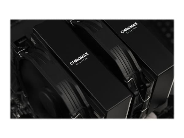 Noctua chromax NA-HC4 - Kjølerdekselsett - chromax.black - for Noctua NH-D15, NH-D15S