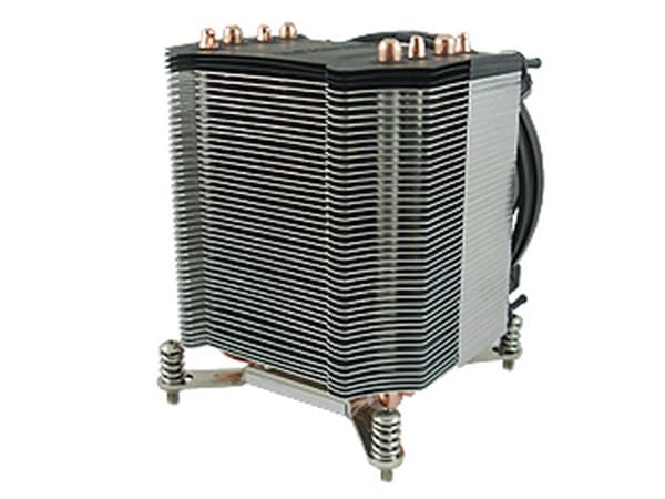 Inter-Tech K-17 - Prosessorkjøler - (for: LGA1156, LGA1155) - aluminium - 92 mm - 3U