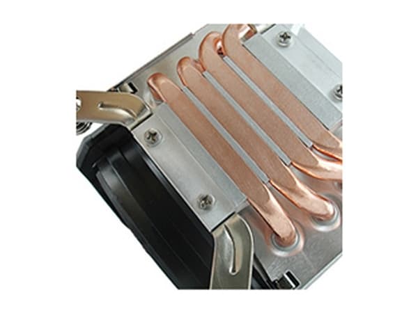Inter-Tech K-17 - Prosessorkjøler - (for: LGA1156, LGA1155) - aluminium - 92 mm - 3U