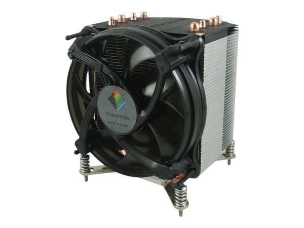 Inter-Tech K-17 - Prosessorkjøler - (for: LGA1156, LGA1155) - aluminium - 92 mm - 3U Aluminium, Sort