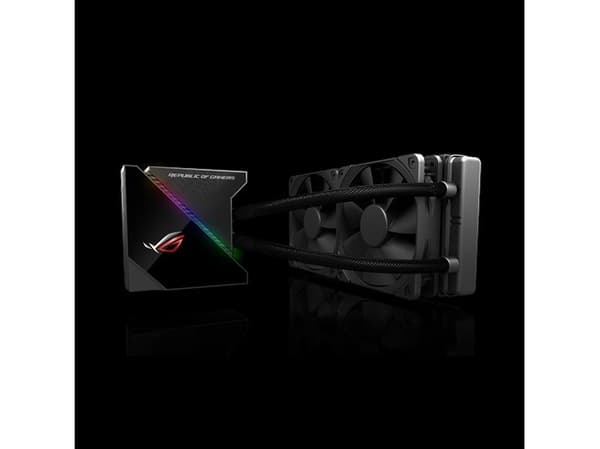 ASUS ROG RYUJIN 240, All-in-one-nesteenjäähdytin, 12 cm, Musta