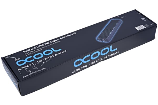 Alphacool NexXxoS UT60 Full Copper 480mm - Radiator for væskekjølesystem - svart