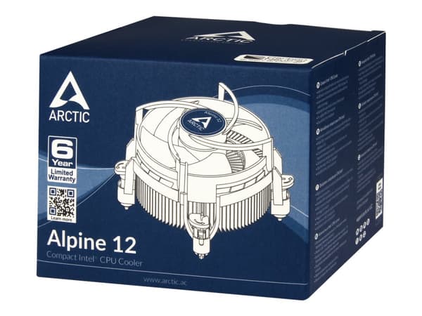 ARCTIC Alpine 12 - Processorkylare - (för: LGA1150, LGA1151, LGA1155, LGA1156) - aluminium - 92 mm