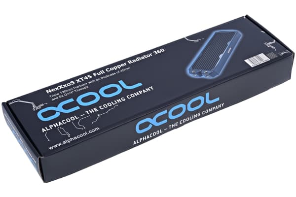 Alphacool NexXxoS XT45 Full Copper - Radiator for væskekjølesystem - svart