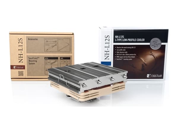 Noctua NH-L12S - Processorkylare - (för: LGA1156, AM2, AM2+, LGA1366, AM3, LGA1155, AM3+, LGA2011-3, FM1, FM2, LGA1150, LGA1151, LGA2011, LGA2066, AM