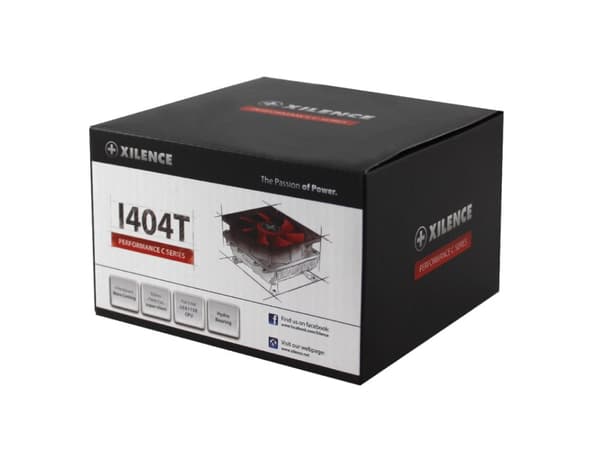 Xilence Performance C Series I404T - Processorkylare - (för: LGA1156, LGA1155, LGA1150, LGA1151) - aluminium - 92 mm