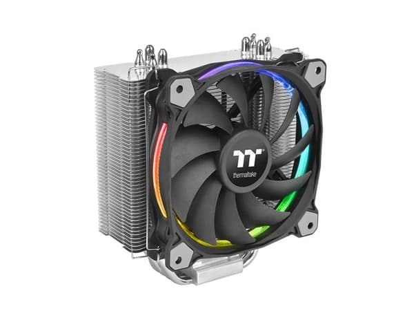 Thermaltake Riing Silent 12 RGB - Sync Edition - processorkylare - (för: LGA775, LGA1156, AM2, AM2+, LGA1366, AM3, LGA1155, AM3+, LGA2011, FM1, FM2,