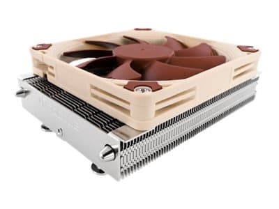 Noctua NH-L9a-AM4 - Prosessorkjøler - (for: AM4) - aluminium med forniklet kobberfot - 92 mm Beige, Nickel