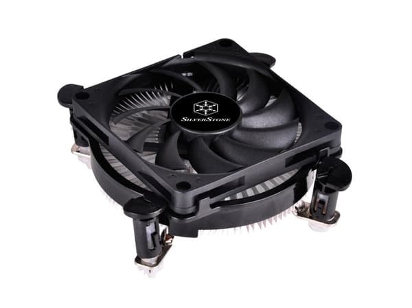 SilverStone Nitrogon NT08-115XP - Processorkylare - (för: LGA1156, LGA1155, LGA1150, LGA1151) - aluminium med kopparbas - 80 mm