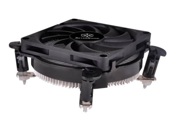 SilverStone Nitrogon NT08-115XP - Processorkylare - (för: LGA1156, LGA1155, LGA1150, LGA1151) - aluminium med kopparbas - 80 mm Svart