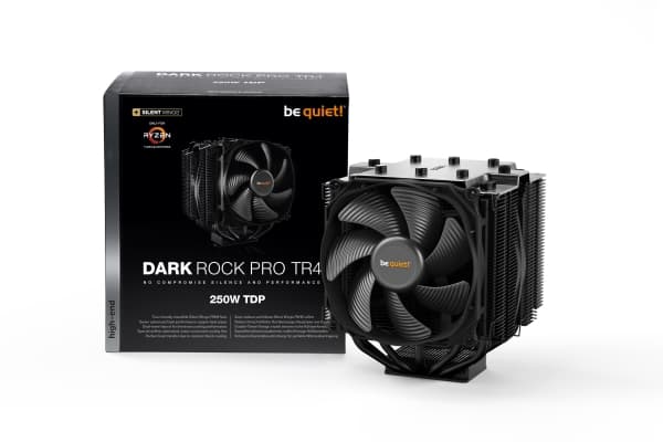 be quiet! Dark Rock Pro TR4 - Processor-køler - Socket sTRX4 / Socket TR4 - AMD Ryzen Threadripper - 1500 rpm - 120/135 mm