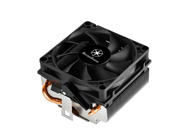SilverStone krypton Series - Prosessorkjøler - (for: AM2, AM3, AM4, FM1, FM2) - aluminium - 80 mm