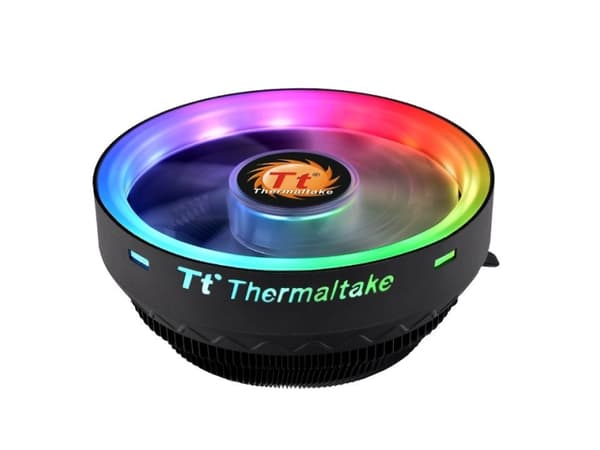 Thermaltake UX100 ARGB - Prosessorkjøler - (for: LGA775, LGA1156, AM2, AM2+, AM3, LGA1155, AM3+, FM1, FM2, LGA1150, LGA1151, AM4, LGA1200) - aluminiu