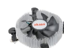 Akasa AK-CCE-7106HP, Jäähdytin, Musta, Hopea