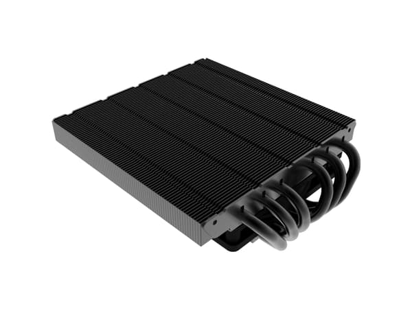 Alpenföhn Black Ridge - Prosessorkjøler - (for: LGA1156, LGA1155, LGA1150, LGA1151, AM4, LGA1200) - kobberbase og forniklede aluminiumsfinner - 92 mm