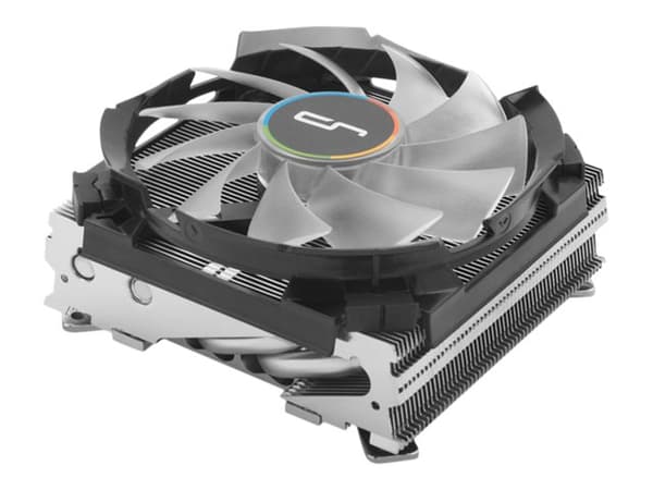 Cryorig C7 RGB - Processorkylare - (för: LGA1156, AM2, AM2+, AM3, LGA1155, AM3+, FM1, FM2, LGA1150, FM2+, LGA1151, AM4, LGA1200) - nickelpläterad kop