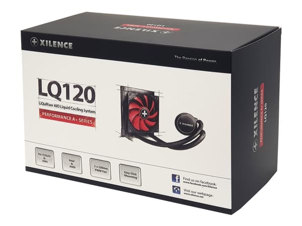 Xilence Performance A+ Series LiQuRizer LQ120 - Væskekjølesystem for prosessor - (for: LGA1156, AM2, AM2+, LGA1366, AM3, LGA1155, AM3+, LGA2011, FM1, Sort