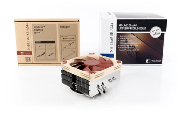 Noctua NH-L9X65 - Prosessorkjøler - (for: AM4) - aluminium med forniklet kobberfot - 92 mm