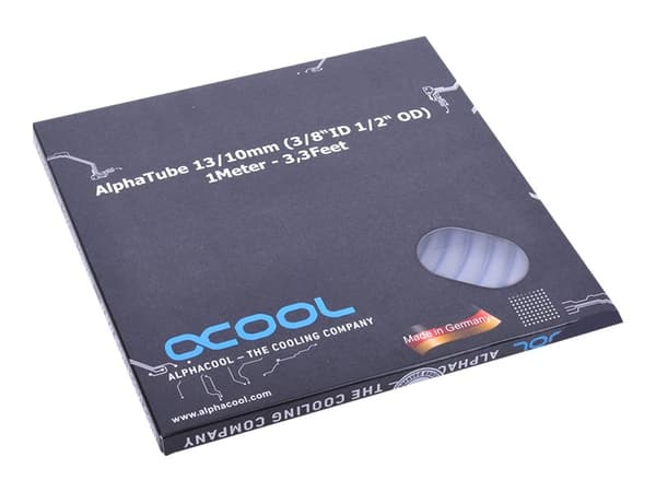 Alphacool AlphaTube HF 13/10 - Putki nestejäähdytysjärjestelmään - läpinäkyvä - 1 m