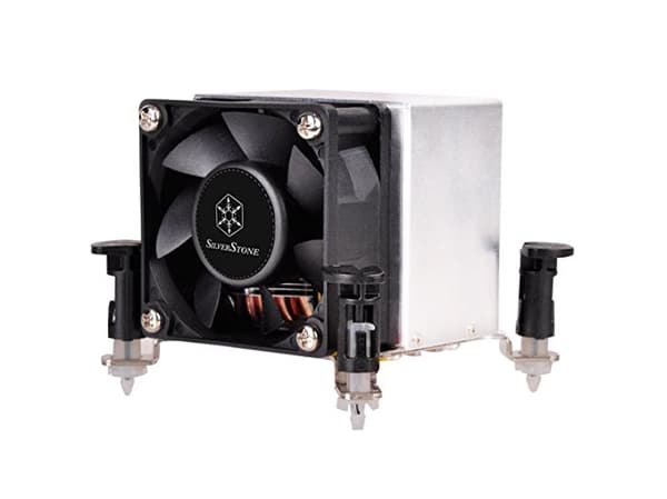 SilverStone Argon Series AR09-115XP - Prosessorijäähdytin - (seuraaville: LGA1156, LGA1155, LGA1150, LGA1151) - alumiini ja kupari - 60 mm