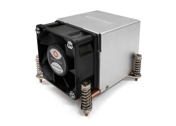 Inter-Tech K-650 - Prosessorkjøler - (for: LGA1156, LGA1155, LGA1151) - kobbersokkel med aluminiumsfinner - 60 mm