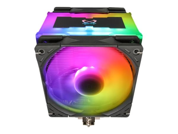 Scythe Mugen 5 ARGB Plus - Processorkylare - (för: LGA775, LGA1156, AM2, AM2+, LGA1366, AM3, LGA1155, AM3+, LGA2011, FM1, FM2, LGA1150, FM2+, LGA1151