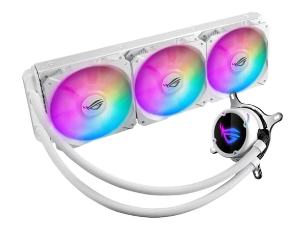 ASUS ROG STRIX LC 360 RGB - White Edition - kylsystem med vätska till processorn - (för: LGA1156, LGA1366, LGA1155, LGA2011, LGA1150, LGA2011-3, LGA1