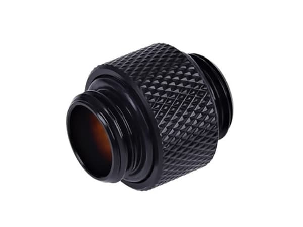 Alphacool HF double nipple G1/4 outer thread to G1/4 outer thread - Forbindelsesadapter for væskekjølesystem - mørkesvart