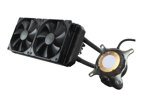 Fractal Design Celsius+ S28 Dynamic - Væskekjølesystem for prosessor - (for: LGA1156, AM2, AM2+, LGA1366, AM3, LGA1155, AM3+, LGA2011, FM1, FM2, LGA1 Sort