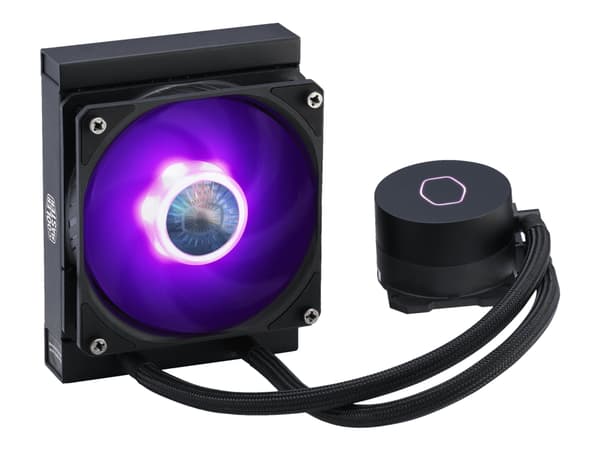 Cooler Master MasterLiquid ML120L V2 RGB - Kylsystem med vätska till processorn - (för: LGA1156, AM2, AM2+, LGA1366, AM3, LGA1155, AM3+, LGA2011, FM1