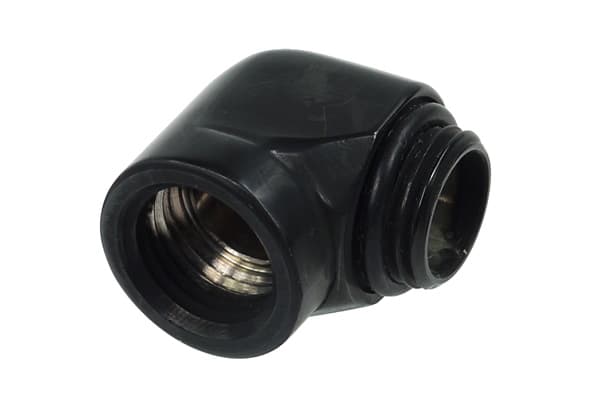 Alphacool HF L-connector - Anslutningsadapter för vätskekylningssystem - svart