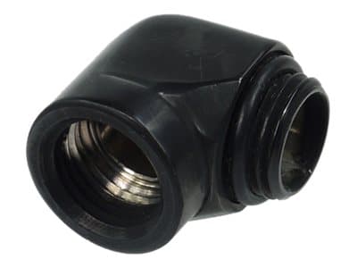 Alphacool HF L-connector - Anslutningsadapter för vätskekylningssystem - svart